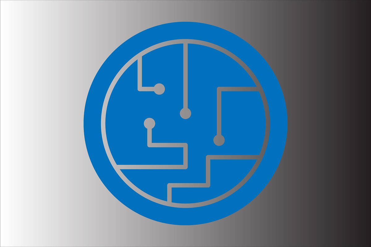 Microcircuit icon design template, a Solid Icon by Sumberpangan (Photo 3 of 3)