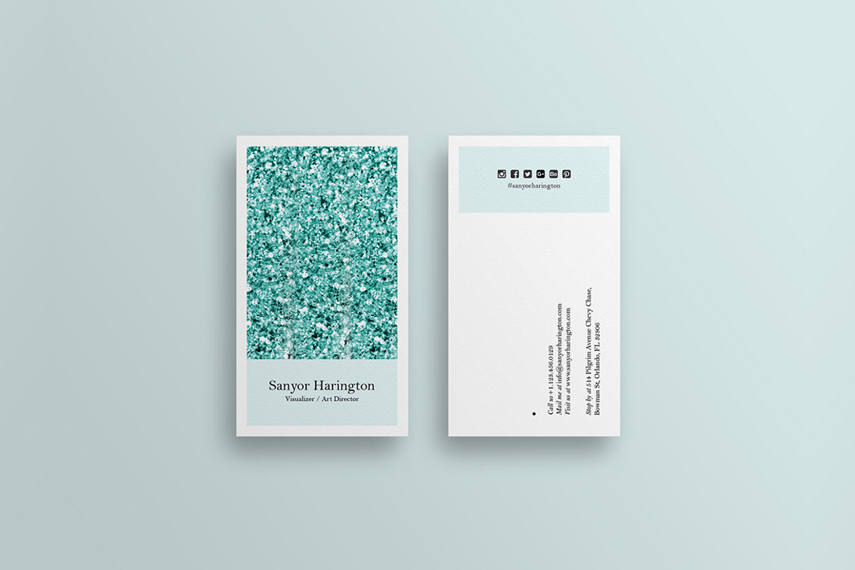 Minimal Creative Business Card, a Business Card Template by GraphicsEgg (Photo 2 of 3)