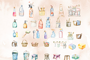 Cleaning business clipart, a Work Illustration by Anca Digital Vibe (Thumbnail 2 of 6)