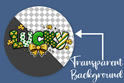 St. Patrick’s Day Lucky Shamrock PNG, an Illustration by Canvas Craft (Thumbnail 2 of 4)