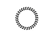 Decorative Nature Frame Silhouette, a Graphic by BIPLOB EXPERT (Thumbnail 4 of 13)