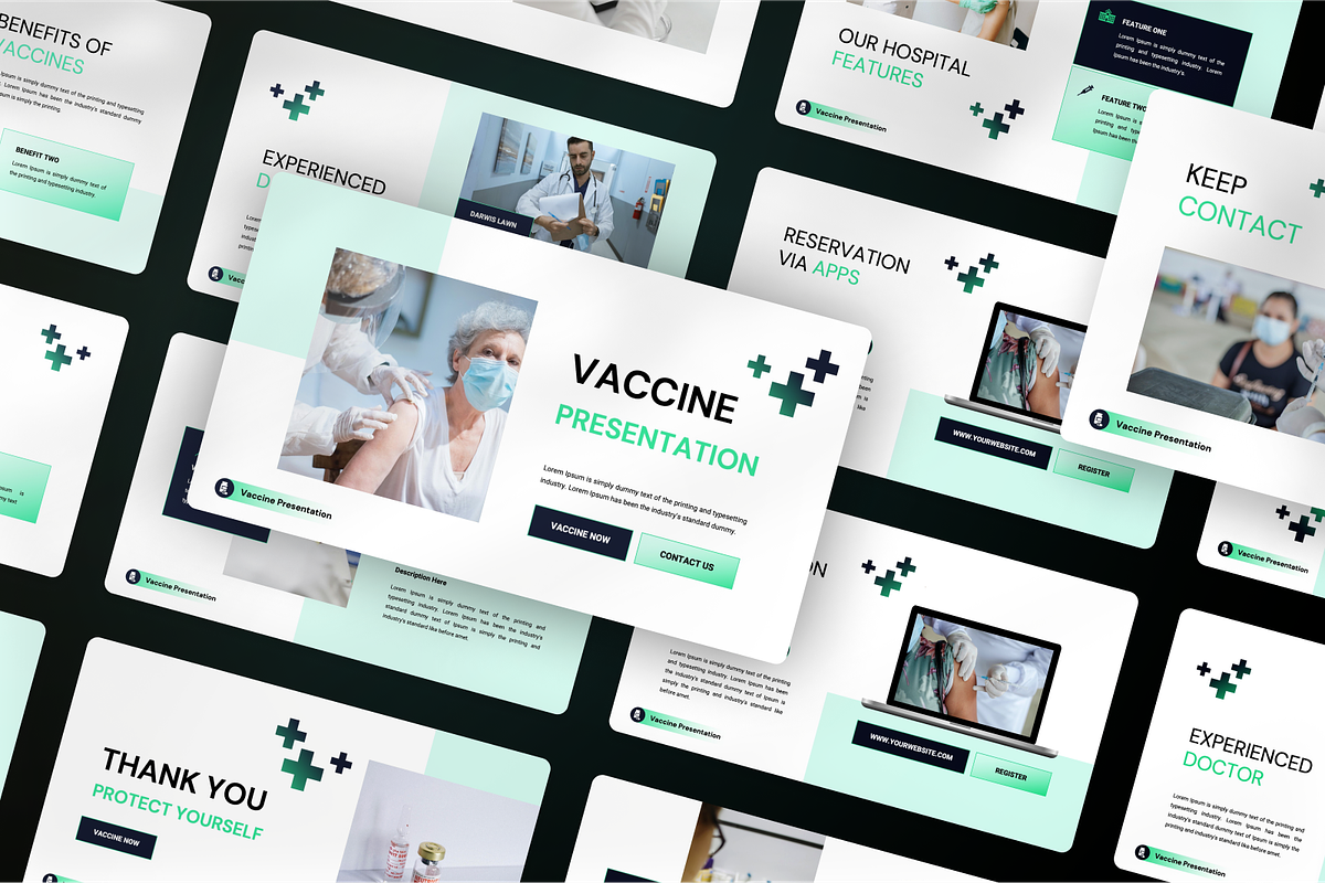 Vaccine Presentation Google Slides, a Presentation Template by SquidPixey (Photo 7 of 7)