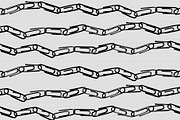 Stylish paper clips pattern, an Object Illustration by Anastasia Cuza (Thumbnail 2 of 3)