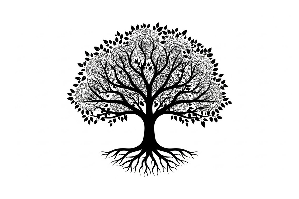 Decorative Tree of Life Vector Set, an Illustration by Creativeshirt (Photo 13 of 13)