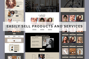 Squarespace Beauty Website Template