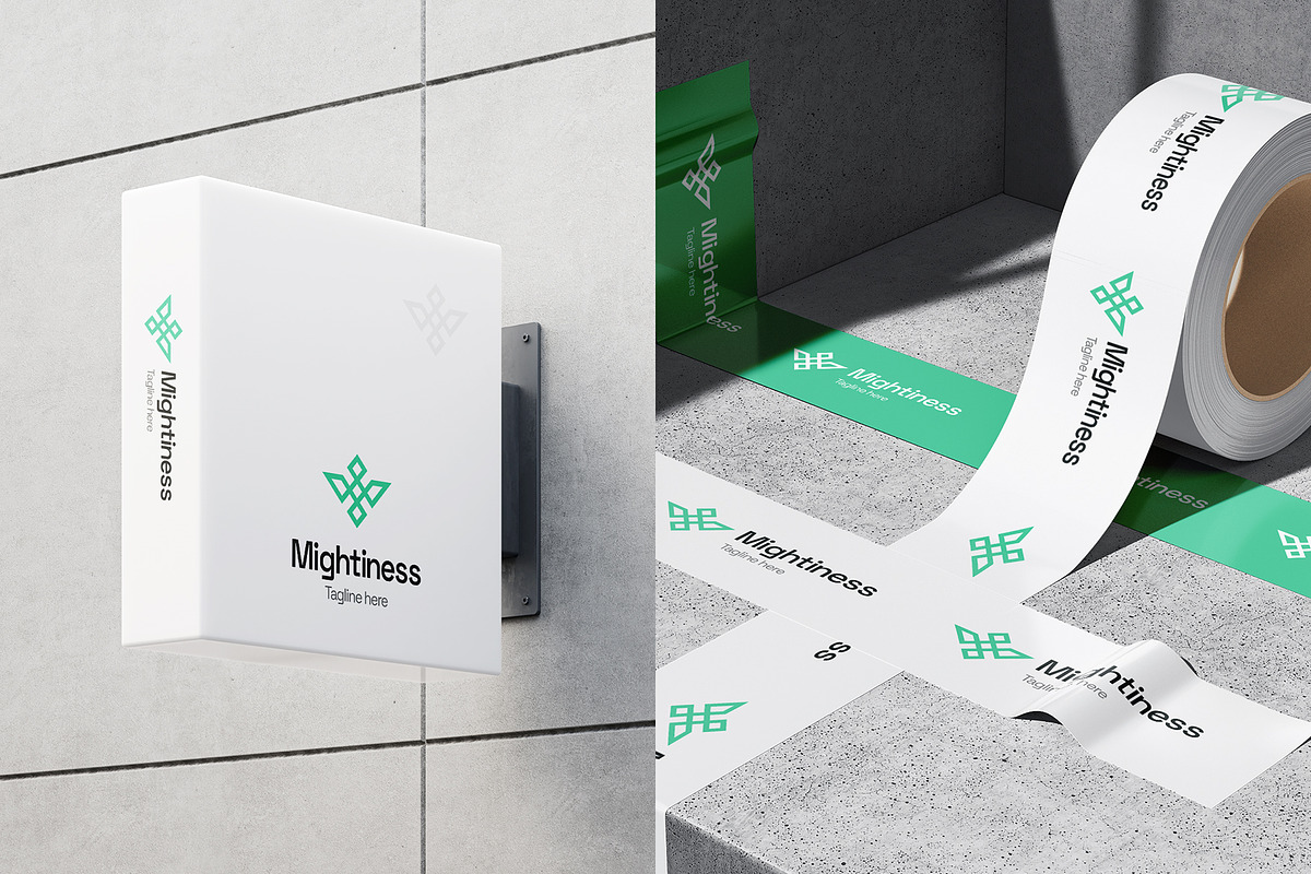 Minimal Eagle Pictogram Logo, a Branding & Logo Template by Dipak Dheer (Photo 5 of 6)
