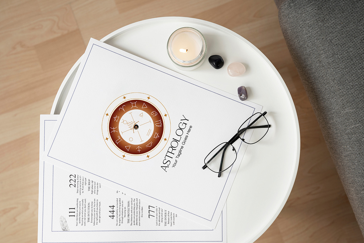 Modern Astrology Logo Collection, a Branding & Logo Template by YUDesignStore (Photo 15 of 15)