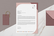 Letterhead Template Word, a Stationery Template by ResumeDevisers (Thumbnail 4 of 7)
