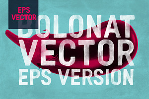 Bolonat Vector Font - EPS Version