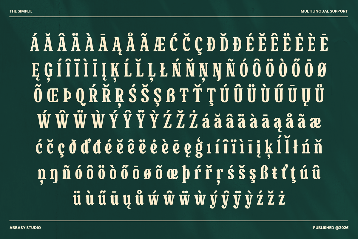The Simplie, a Serif Font by Abbasy Studio (Photo 7 of 13)