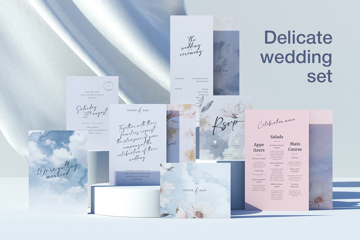 Wedding Invitation Set, an Invitation Template by BigWeek (Photo 1 of 7)