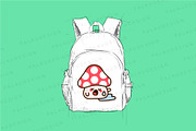 Cute Kawaii Fly Agaric Mushroom, a Seasonal Illustration by Palau (Thumbnail 2 of 12)