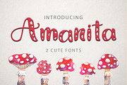 Amanita font., a Script Font by Red Ink (Thumbnail 1 of 7)