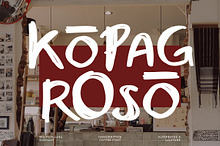 Kopag Roso - Handwriting Coffe Font