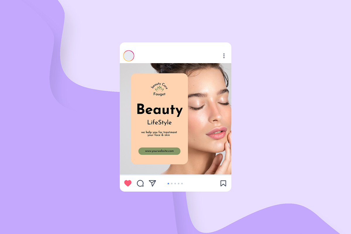 Beauty Social Media Templates, a Social Media Template by Adored Templates (Photo 5 of 10)