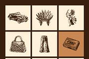 Vintage Cultures and Civilization, a Person Illustration by Creative Stall (Thumbnail 10 of 33)