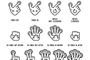 Touch Gesture Icons, an Icon by Glimy (Thumbnail 4 of 5)