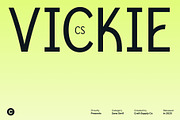 CS Vickie – Sans Serif Typeface, a Sans Serif Font by Craft Supply Co. (Thumbnail 1 of 8)