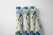 Soft Blue and Pink Floral Seamless, a Pattern Graphic by Pati Charm Studio (Thumbnail 6 of 6)