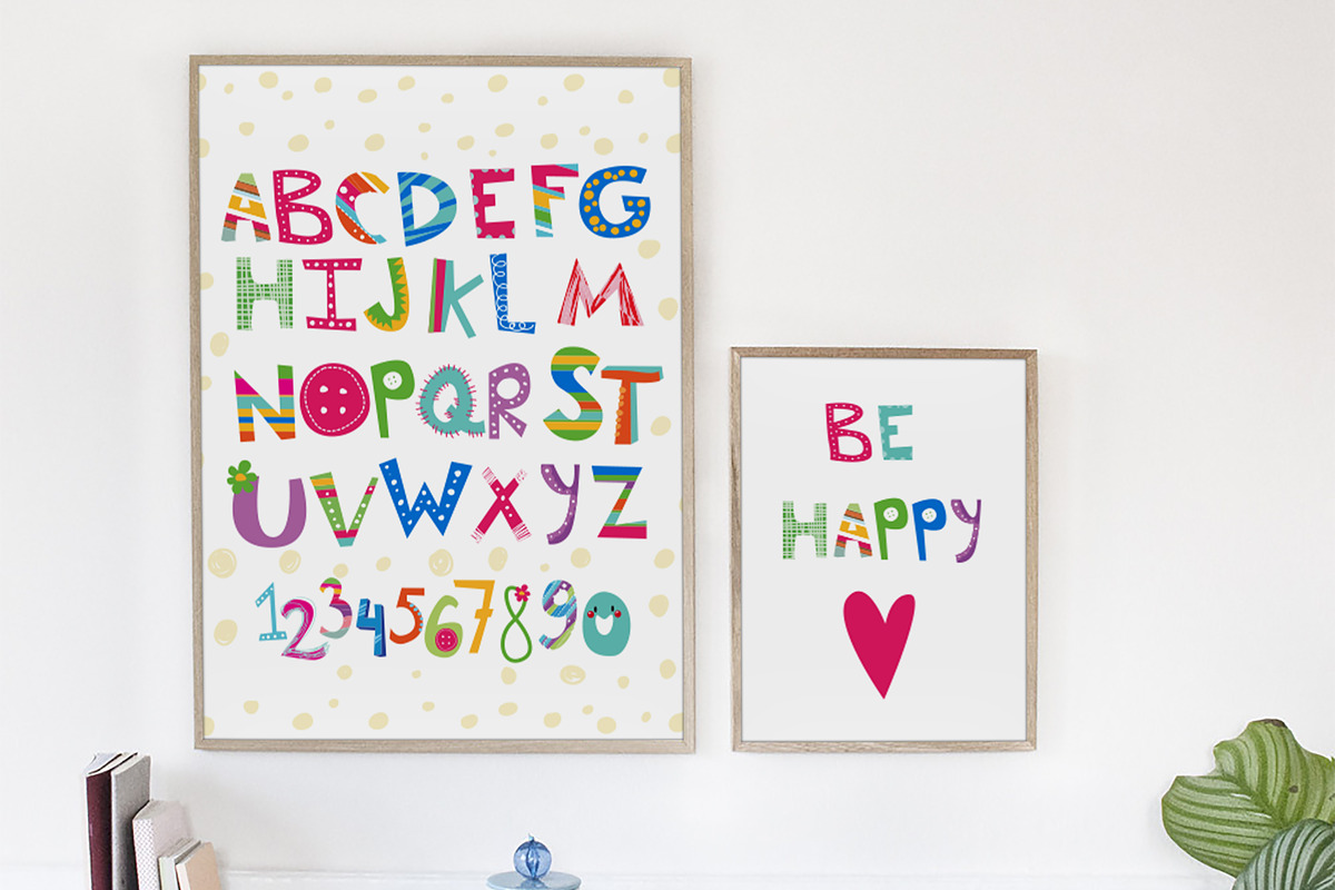 Cute vector alphabet, a Decorative Illustration by martynmarin (Photo 3 of 3)