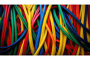 red cable wallpaper background ai, a Background Photo by pikepicture