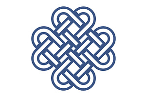 Celtic knot design intricate