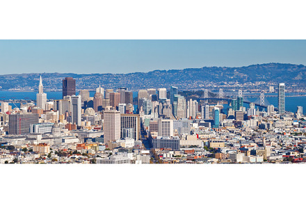Panoramic cityscape of San Francisco, an Architecture Photo by sborisov