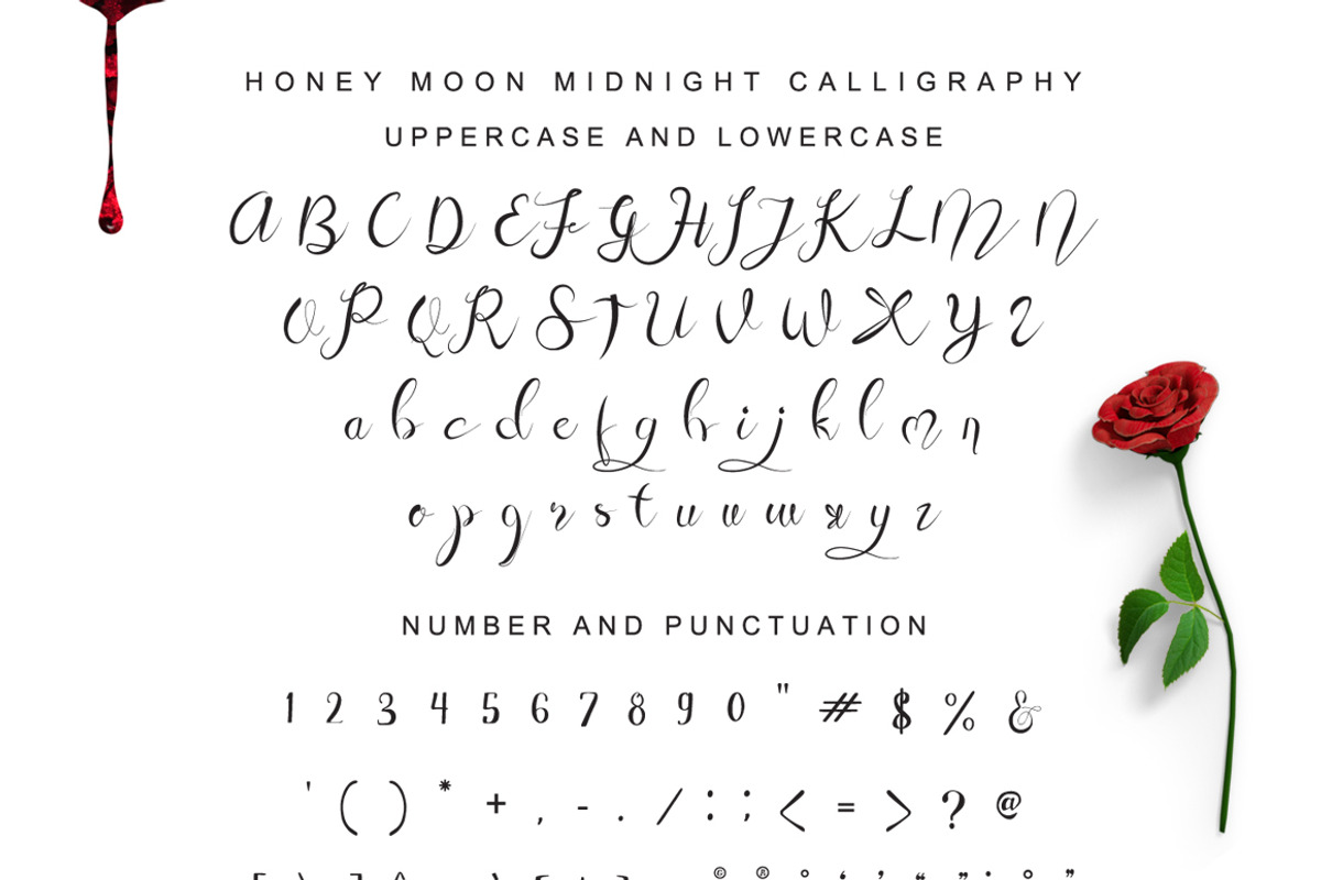 Honey Moon Midnight - Two Fonts preview 2