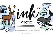 Scandinavian Arctic fun ink creator, an Animal Illustration by Beauty Drops (Thumbnail 1 of 9)