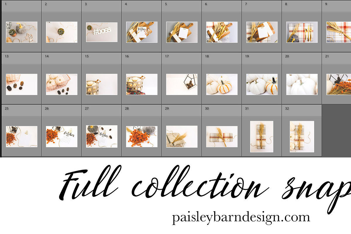 Warm Fall | Styled Stock Bundle, a Product Mockup by Paisley Barn Design
