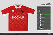 Polo Jersey Mockup, a Shirt Mockup by Irhasalfahad (Thumbnail 4 of 5)