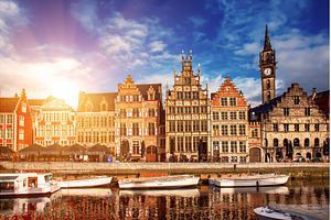 Ghent city historical center, an Architecture Photo by Nature and travel