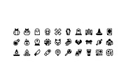 30 Halloween Icons, an Outline Icon by Side Project (Thumbnail 3 of 8)