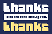 Oritwich - Thick & Game Font, a Sans Serif Font by Iqsiart Studio (Thumbnail 7 of 7)