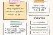 School Notebook | Handwritten Font, a Handwritten Font by KA Designs (Thumbnail 3 of 10)