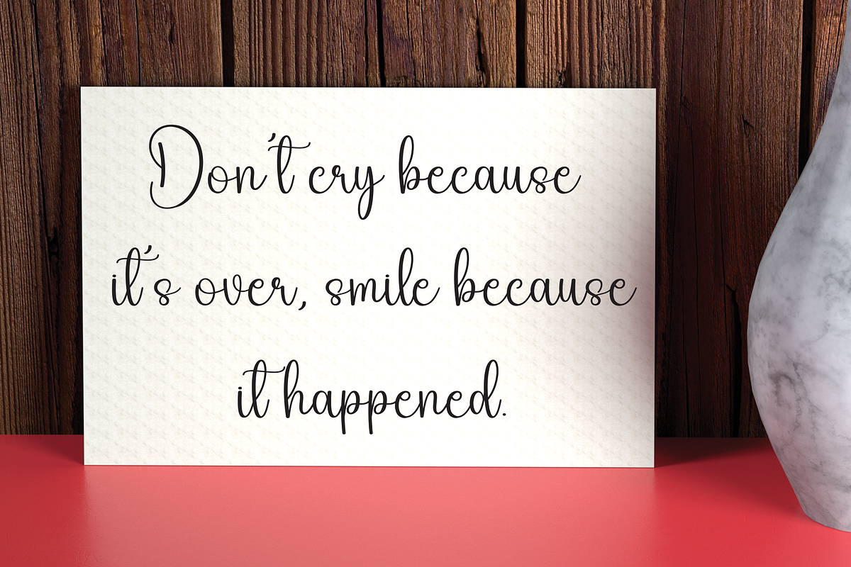 Vintage Farmhouse | Script Font, a Handwritten Font by Scratchones (Photo 3 of 8)