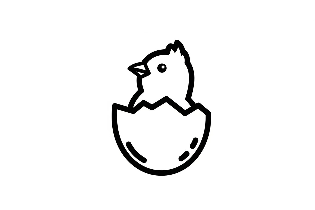 Cute Easter Chick Hatch Vector Bundl, an Illustration by jahid234 (Photo 3 of 51)
