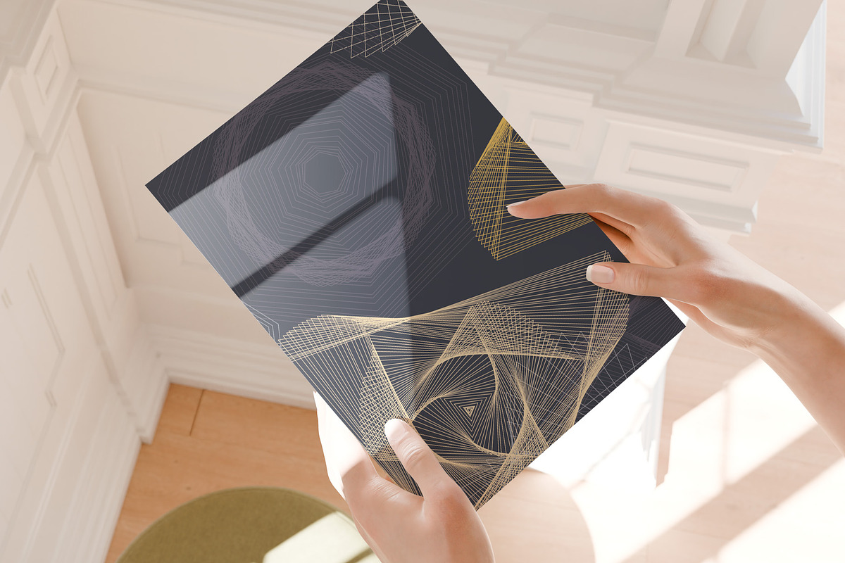 Muted Abstract Shapes Pattern, a Wallpaper Graphic by Bloomart Studio (Photo 4 of 6)