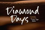 Diamond Days Font, a Handwritten Font by Timurtype (Thumbnail 1 of 7)