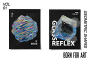 3D abstract dispersion glass, an Object Graphic by Polli Deeva (Thumbnail 7 of 12)