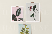 Customizable Taped Poster Mockup, a Graphic by HALFTOUNE (Thumbnail 2 of 6)