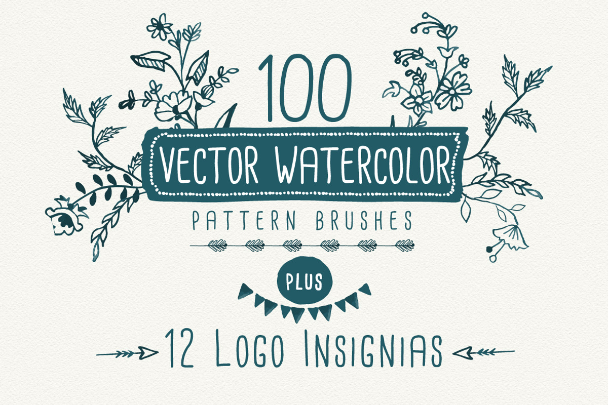 Vector Brushes Bundle preview 3