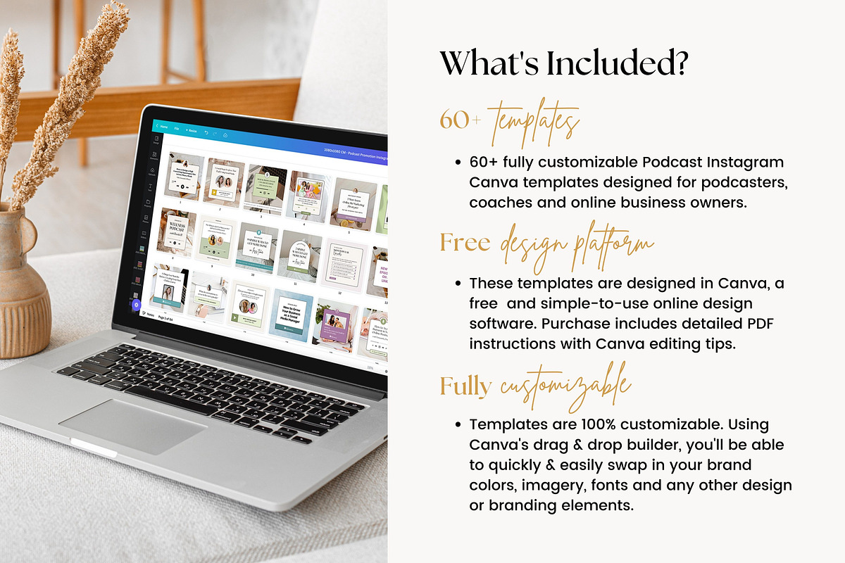 Podcast Promo Instagram Templates, a Social Media Template by Fallon Gerst (Photo 15 of 16)