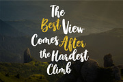 Vision bold script font, a Script Font by doffdog (Thumbnail 3 of 6)