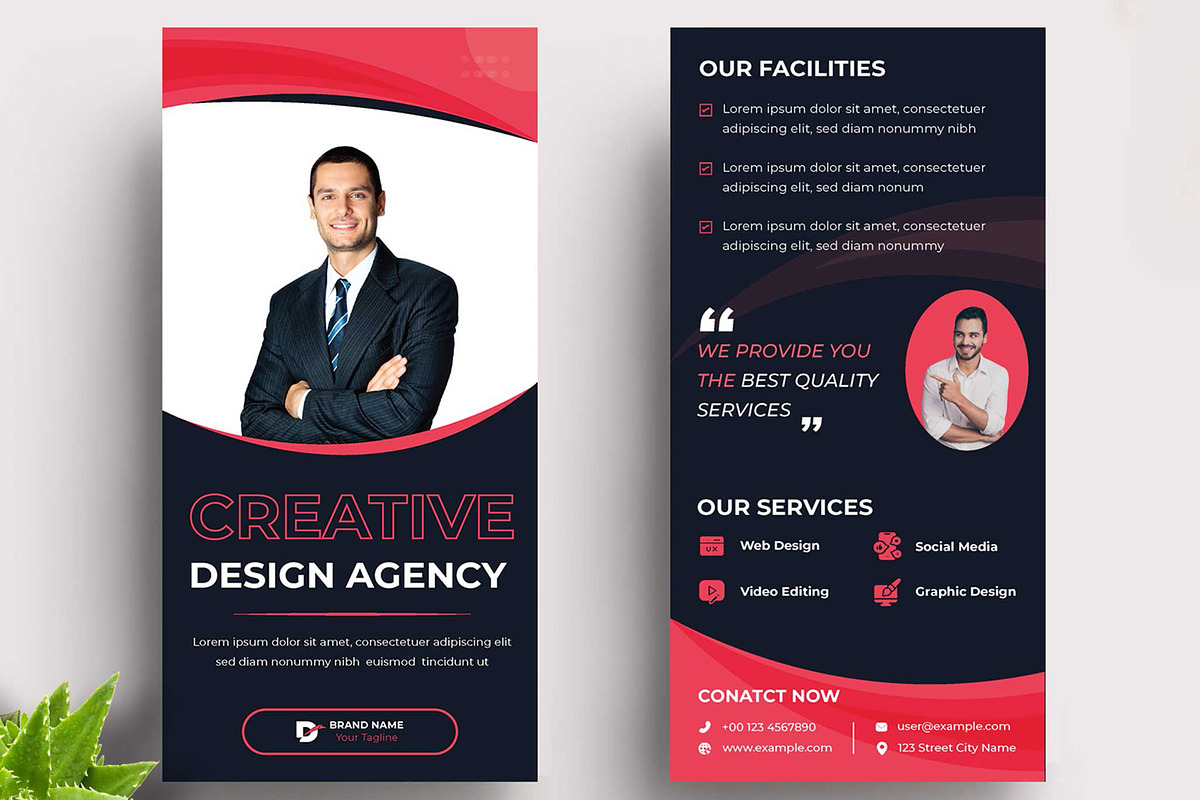 Creative DL Flyer Template, a Flyer Template by MightyDesign (Photo 2 of 7)