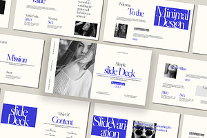 Minimal Slide Deck Presentation, a Presentation Template by Mighty-Slide