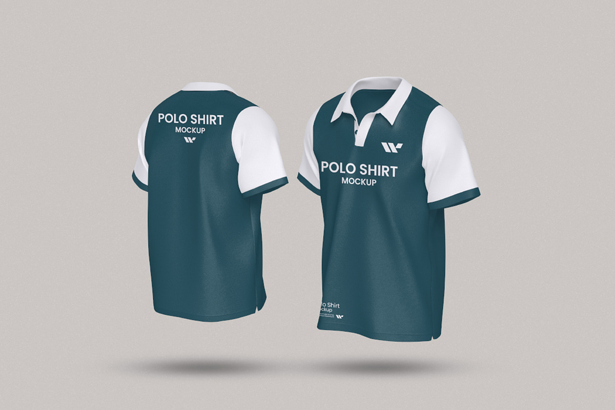 Polo Shirt Mockup, a Shirt Mockup by HanaSaka_Studio (Photo 2 of 4)
