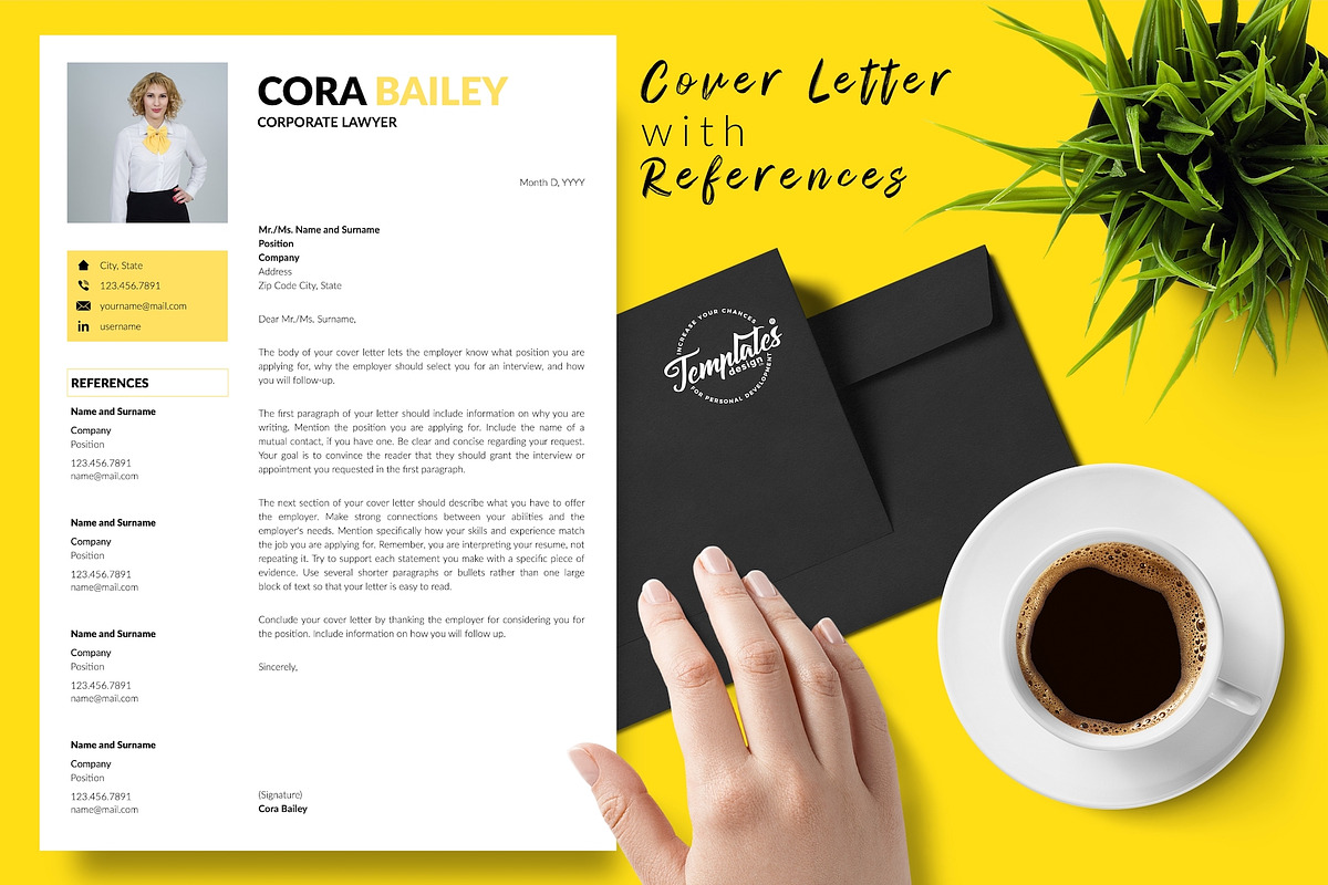 Lawyer CV Template / Resume - Cora, a Resume Template by Templates Design Co. (Photo 7 of 17)