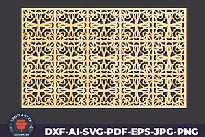 Ornament Pattern SVG for Cutting, an Illustration by LaijuAkter