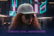 Etronika - An 80s Synthwave Dream, a Sans Serif Font by Parker Creative (Thumbnail 7 of 9)